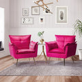 Velvet Tufted Accent Chair Set of 2 M4590