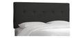 Five Button Headboard in Black Q493867