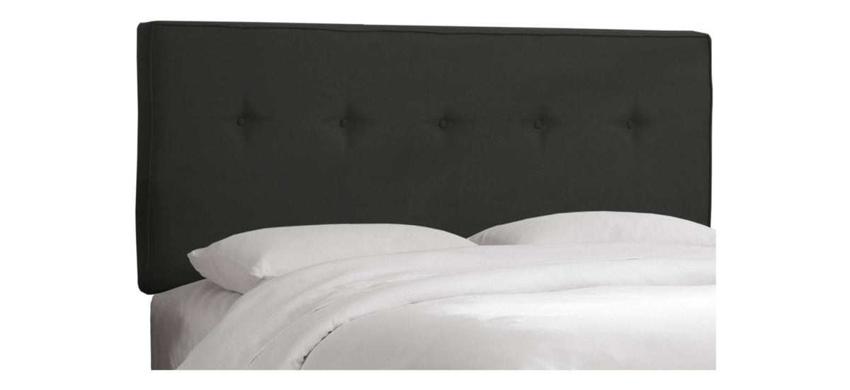 Five Button Headboard in Black Q493867