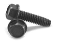 3/8-16 x 1 1/4 Coarse Thread Thread Cutting Screw Hex Washer Head Type F Low Carbon Steel Black Oxide T4290