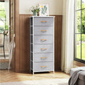 Light Gray Wood Vertical Dresser Storage Tower Y1452