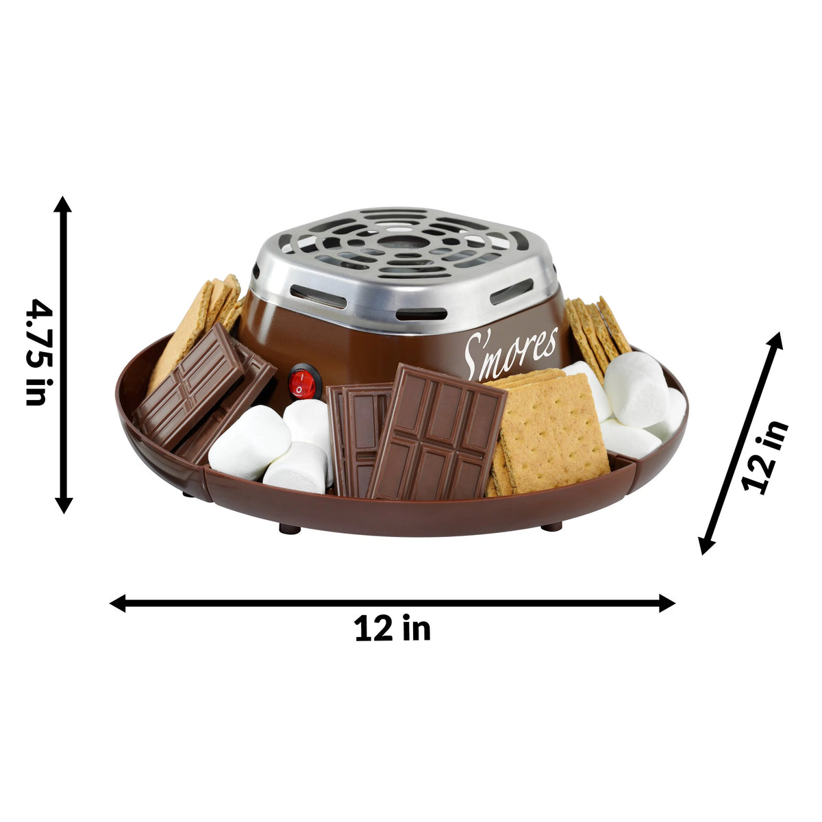 Indoor Electric Stainless Steel S'mores Maker S7695