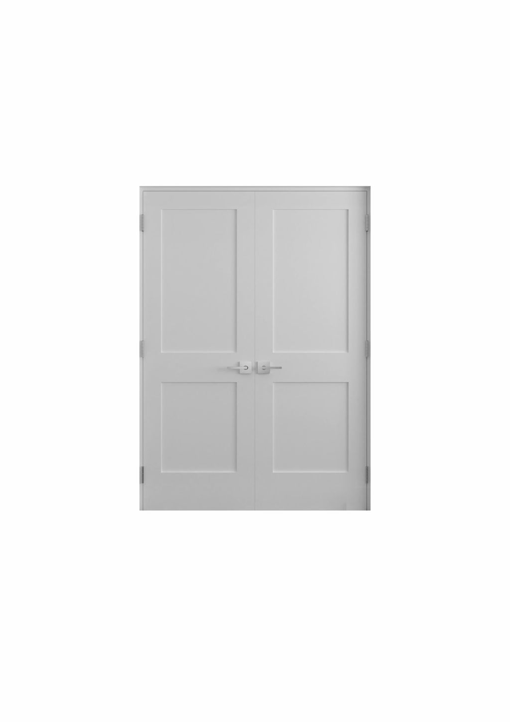 Solid Core Double Prehung French Door with Oil Rubbed Bronze Hinges G640279