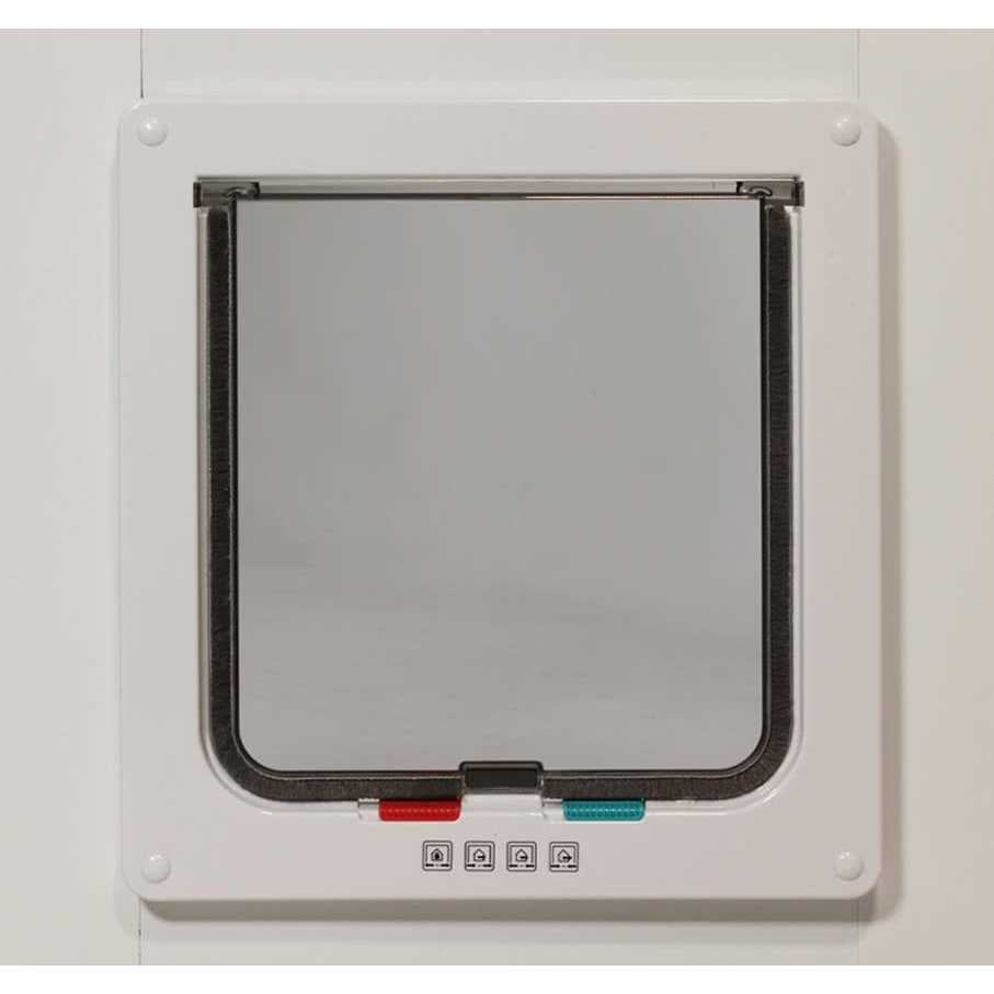 Cat Door for Sash Windows Adjustable Aluminum Frame U999