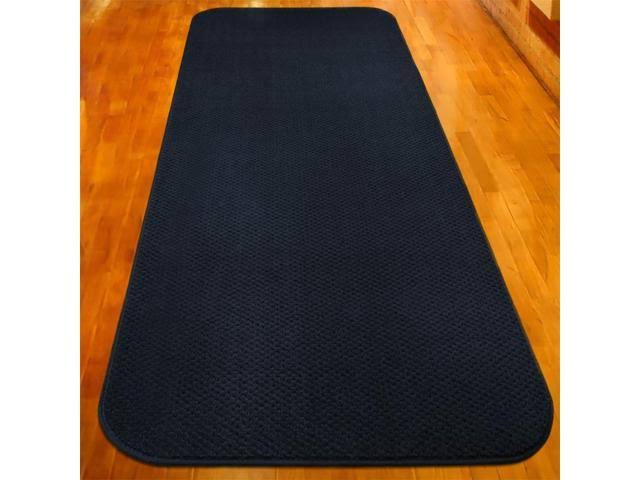 Navy Blue Skid-Resistant Carpet Runner R852446