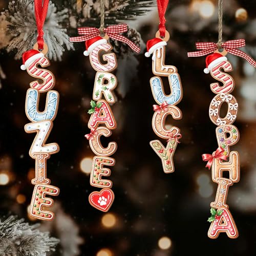 Wooden Christmas Tree Ornament J908