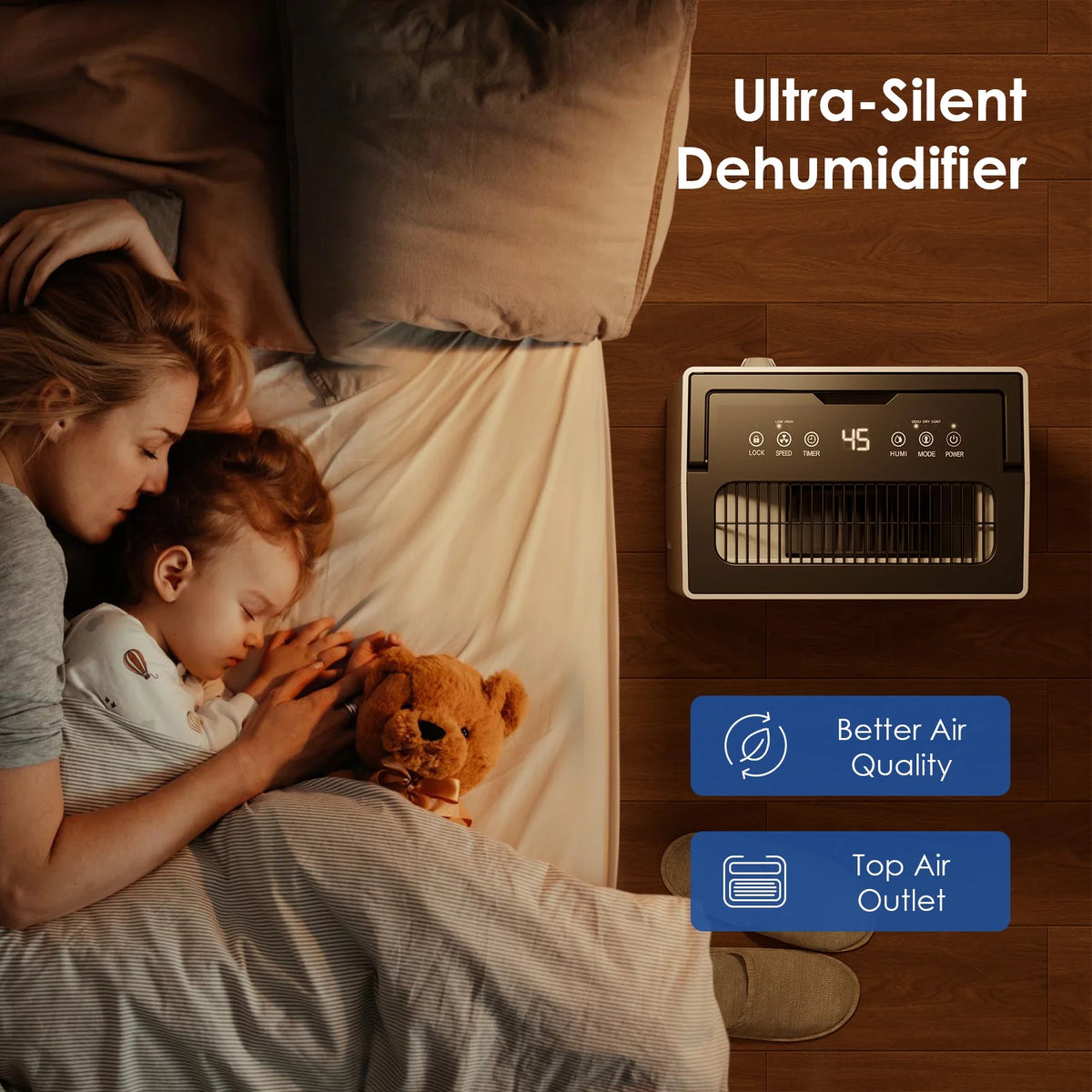 50 Pints Dehumidifier with Auto Defrost and 24H Timer V895
