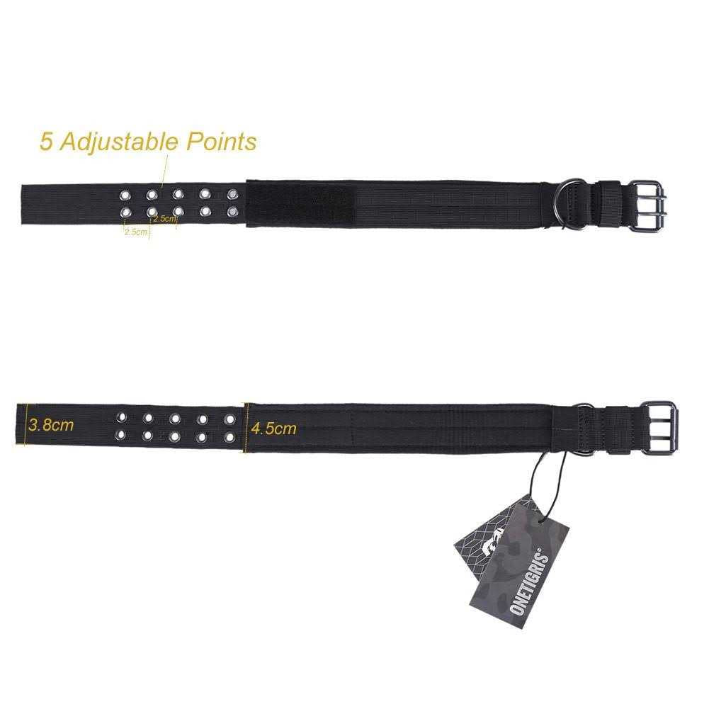 Adjustable Dog Collar with Metal D Ring Buckle J24571