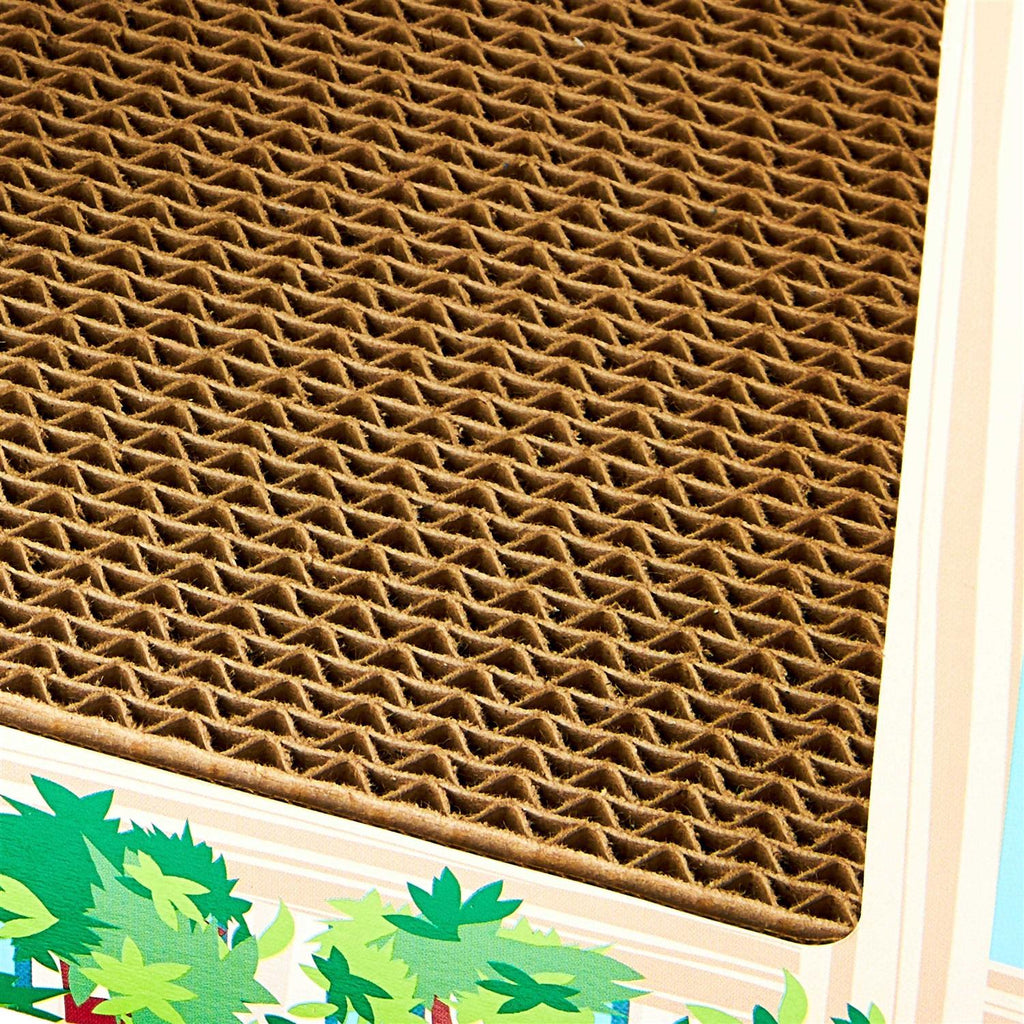 Corrugated Paper Cat Scratch House A97880