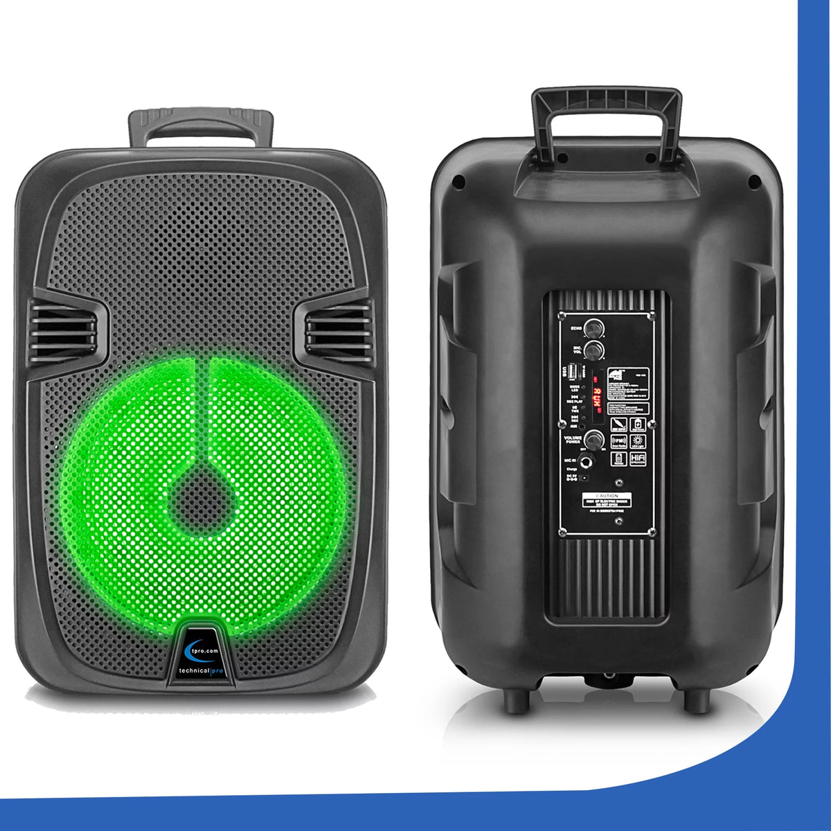 2000 Watts Rechargeable 12 Inch Bluetooth LED Speaker O874105
