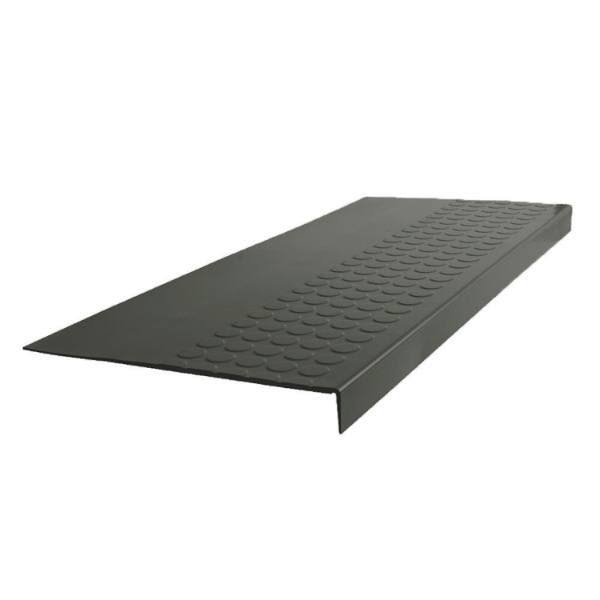 12 x 4.5 ft Blk Brn Rubber Stair Tread V517