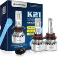 64W 12000Lm 5000K Warm White HB3 LED Headlight Bulb Conversion Kit, Pack of 2 H698101
