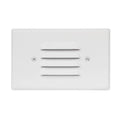 3 Pack White Angled Louver Step Light with Vertical/Horizontal Plate U8324