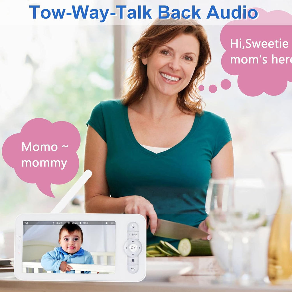1080p WiFi Baby Monitor with App and Screen U2322