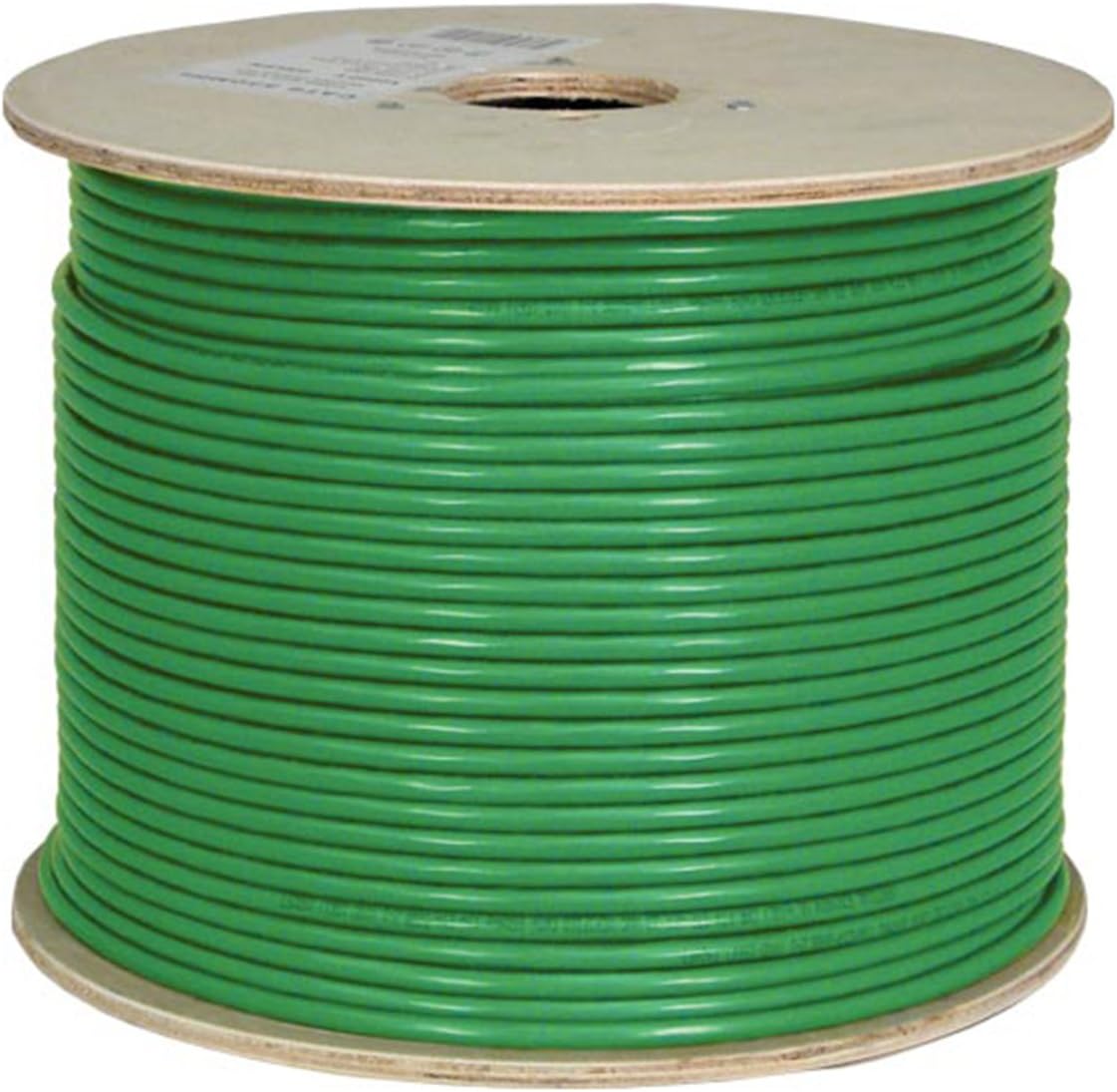 Green Shielded 23AWG Solid Bare Copper PVC 1000ft Bulk Ethernet Cable J588513