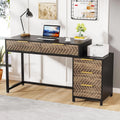 47" Computer Desk with 5 Drawers G84152