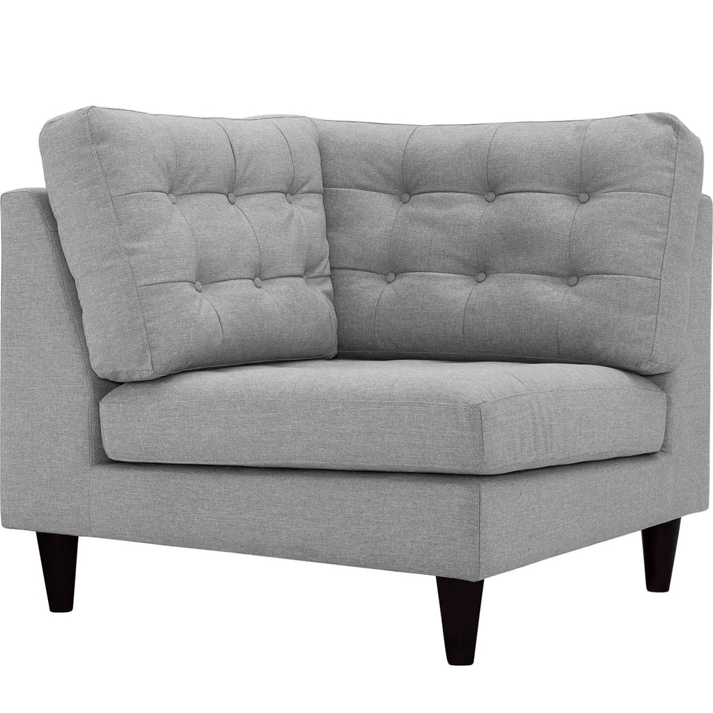 Grey Fabric Corner Sofa Chair H4083