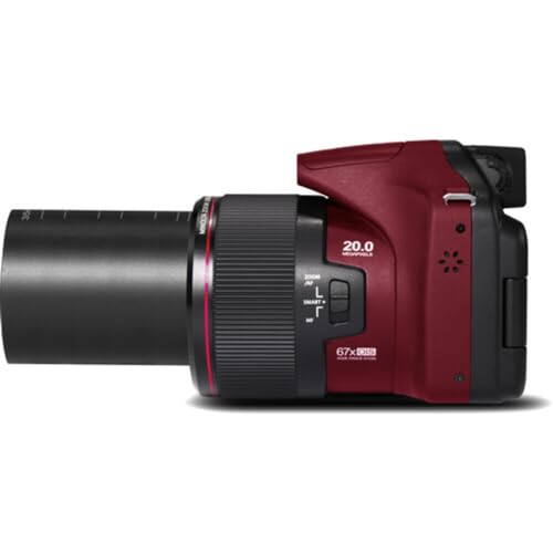 20MP Digital Camera with 67x Optical Zoom and 16GB SD Card W6496